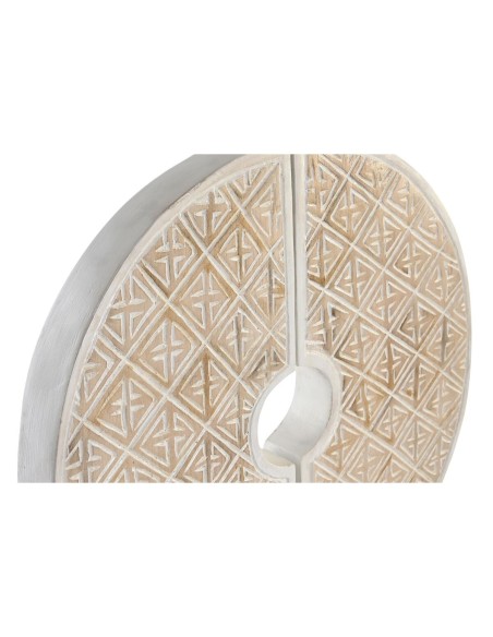 Figurine Décorative DKD Home Decor Blanc Fer Cercles (41 x 12 x 55 cm)