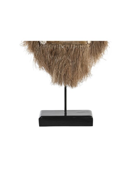 Figurine Décorative DKD Home Decor Naturel Blanc Coquillages Masque (30 x 10 x 60 cm)