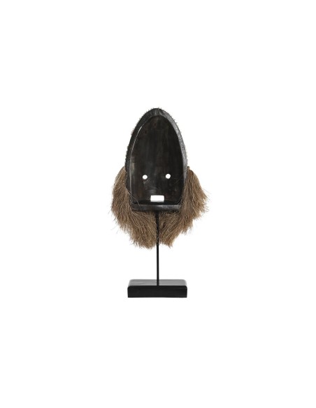 Figurine Décorative DKD Home Decor Naturel Blanc Coquillages Masque (30 x 10 x 60 cm)