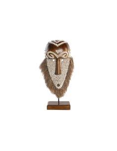 Figurine Décorative DKD Home Decor Naturel Masque Fibre (30 x 10,5 x 53 cm)