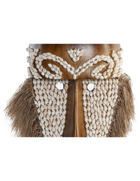Figurine Décorative DKD Home Decor Naturel Masque Fibre (30 x 10,5 x 53 cm)