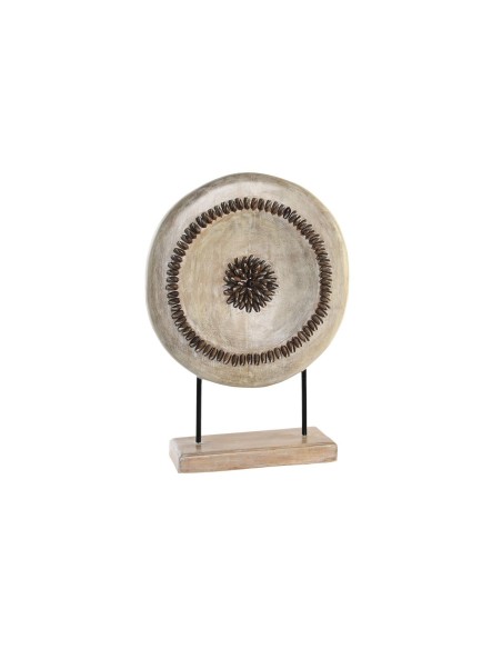 Figurine Décorative DKD Home Decor Beige Fer Cercles (39 x 12 x 55 cm)