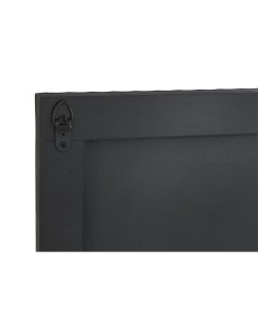 Décoration murale DKD Home Decor Noir Doré Glamour Moderne Bois MDF (91 x 3 x 91 cm) 2