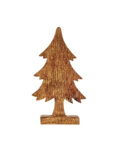 Sapin de Noël 5 x 31 x 15,5 cm Doré Bois