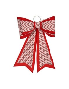 Lien Krist+ HJ1-12081 Blanc Rouge PVC 40 x 60 cm Décorations de Noël