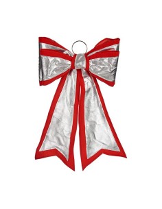 Lien Krist+ HJ1-12073 Rouge Argenté PVC 40 x 60 cm Décorations de Noël