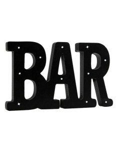 Décoration murale Bar Noir 36 x 2 x 21 cm
