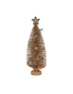 Arbre de Noël avec Étoile 23 x 14,5 x 46 cm champagne