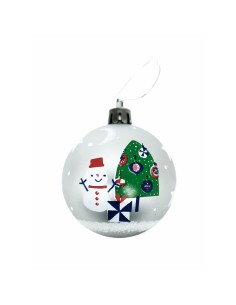 Boule de Noël Peppa Pig Cosy corner Argenté 10 Unités Plastique (Ø 6 cm) 2
