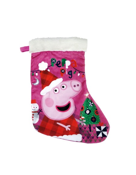 Chaussette de Noël Peppa Pig Cosy corner 42 cm