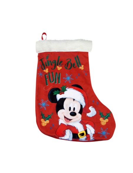 Chaussette de Noël Mickey Mouse Happy smiles 42 cm