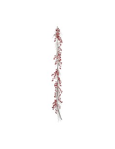 Guirlande de Noël Krist+ K1912687 Blanc Rouge Plastique Enneigé 40 x 9 x 40 cm