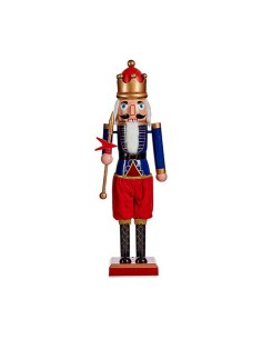 Figurine Décorative Rouge Bleu Casse-Noisette 18,5 x 81,5 x 16,5 cm Plastique