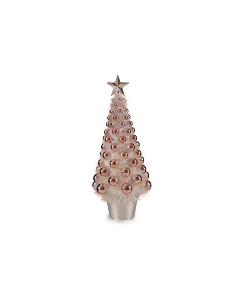 Sapin de Noël Krist+ 18CH309/IRIDESCENT Rose polypropylène Plastique Iridescent 21,5 x 51 x 21,5 cm