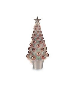 Sapin de Noël Krist+ 18CH307/IRIDESCENT Rose polypropylène Plastique Iridescent 16 x 37,5 x 16 cm