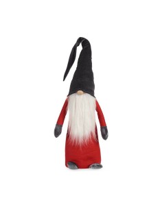 Figurine Décorative Gnome Rouge Gris Blanc Bois Sable 20 x 100 x 25 cm