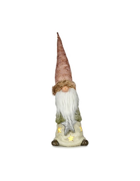 Figurine Décorative Lumière Étoile Lutin 17 x 65 x 20 cm Gris Résine