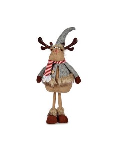 renne de noël Gris Marron 24 x 63 x 27 cm