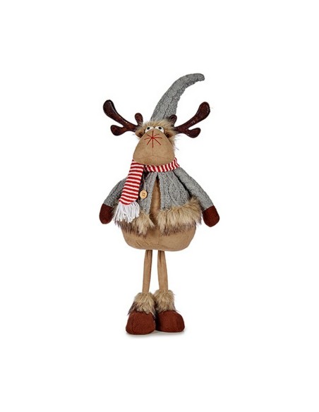 renne de noël Gris Marron 24 x 63 x 27 cm