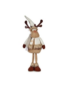 renne de noël Marron Blanc 24 x 63 x 27 cm