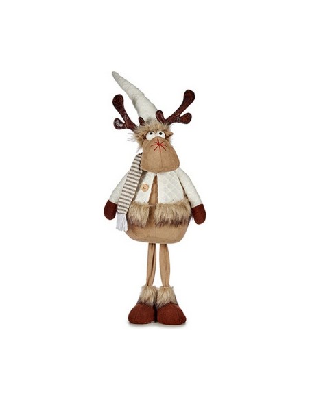 renne de noël Marron Blanc 24 x 63 x 27 cm