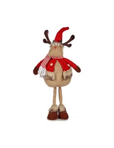 renne de noël Rouge Marron 24 x 63 x 27 cm