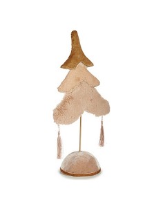 Sapin de Noël Krist+ 19A5906-M-4 Beige Doré Bois Polaire 12 x 43 x 22 cm
