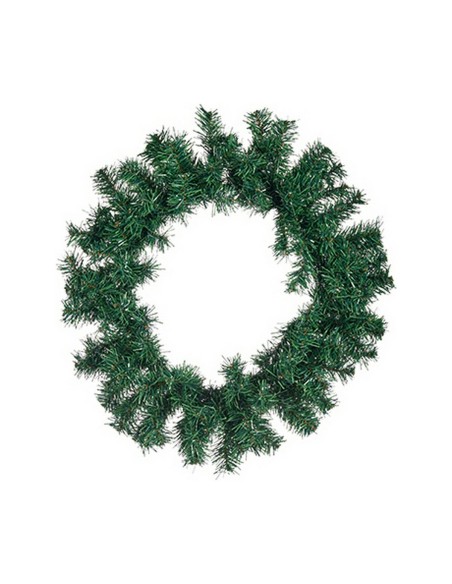 Couronne de Noël Vert Plastique 40 x 6 x 40 cm