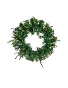 Couronne de Noël Vert 45 x 6 x 45 cm