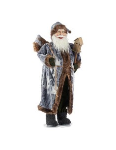 Père Noël 36 x 93 x 37 cm Gris Bois Marron Vert Plastique