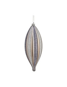 Décorations de Noël Krist+ 00906 Argenté PVC Allongé