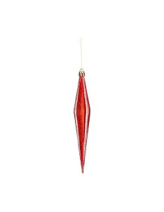 Décorations de Noël Krist+ 00905 Rouge PVC 8,5 x 3,5 x 19 cm Allongé