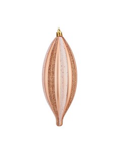 Décorations de Noël Krist+ 00904 Cuivre Rose clair PVC Allongé