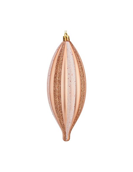 Décorations de Noël Krist+ 00904 Cuivre Rose clair PVC Allongé