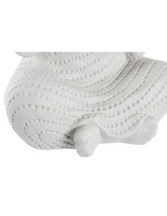 Figurine Décorative DKD Home Decor 25,5 x 19 x 39 cm Blanc Moine Oriental (2 Unités) 2