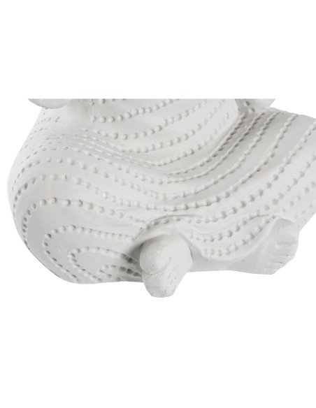 Figurine Décorative DKD Home Decor 25,5 x 19 x 39 cm Blanc Moine Oriental (2 Unités)