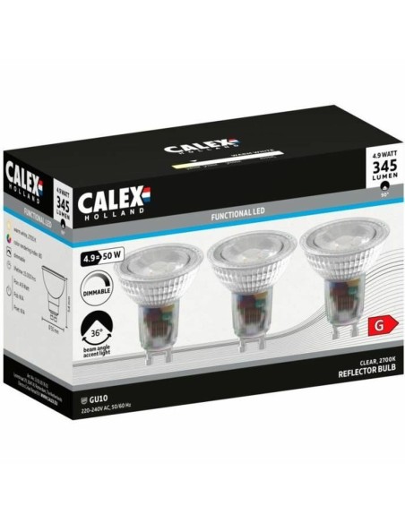 Lampe LED Calex Blanc G 4,9 W (2700 K)