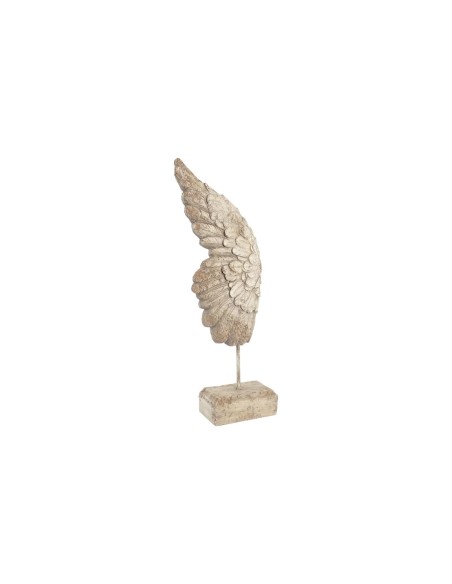 Figurine Décorative DKD Home Decor Finition vieillie Blanc Ailes d'ange Magnésium (26 x 11 x 65 cm)