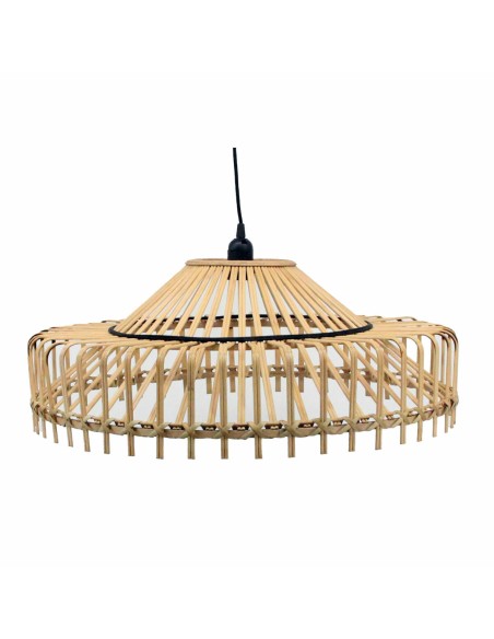 Suspension DKD Home Decor 61 x 61 x 23 cm 61 x 61 x 31 cm Marron Bambou 50 W