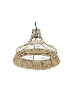 Suspension DKD Home Decor Naturel Métal 40 W Jute (45 x 45 x 36 cm)