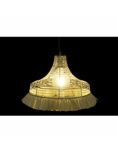 Suspension DKD Home Decor Naturel Métal 40 W Jute (45 x 45 x 36 cm) 2