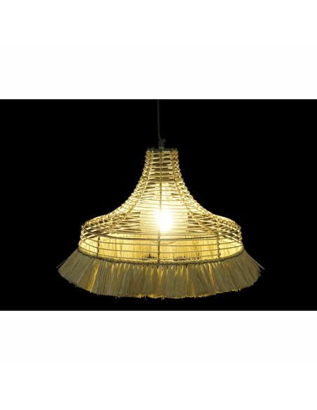 Suspension DKD Home Decor Naturel Métal 40 W Jute (45 x 45 x 36 cm)