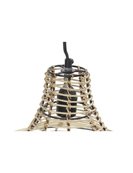 Suspension DKD Home Decor Naturel Métal 40 W Jute (45 x 45 x 36 cm)