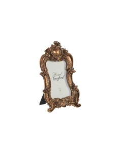 Cadre photo DKD Home Decor 15 x 2 x 25 cm Doré Résine