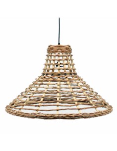 Suspension DKD Home Decor 56 x 56 x 34 cm Marron Rotin 50 W
