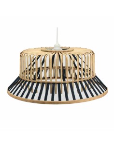 Suspension DKD Home Decor Marron Noir Bambou 50 W 60 x 60 x 30 cm 60 x 60 x 25 cm