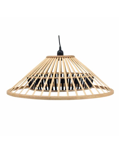 Suspension DKD Home Decor Marron Bambou 50 W (60 x 60 x 21 cm)