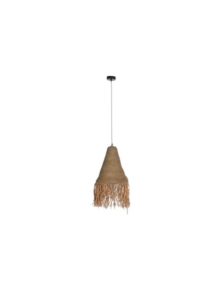 Suspension DKD Home Decor Naturel Fer 50 W Jute (44 x 44 x 67 cm)