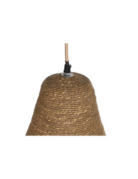 Suspension DKD Home Decor Naturel Fer 50 W Jute (44 x 44 x 67 cm)