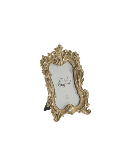 Cadre photo DKD Home Decor 16 x 2,6 x 23 cm Doré Résine